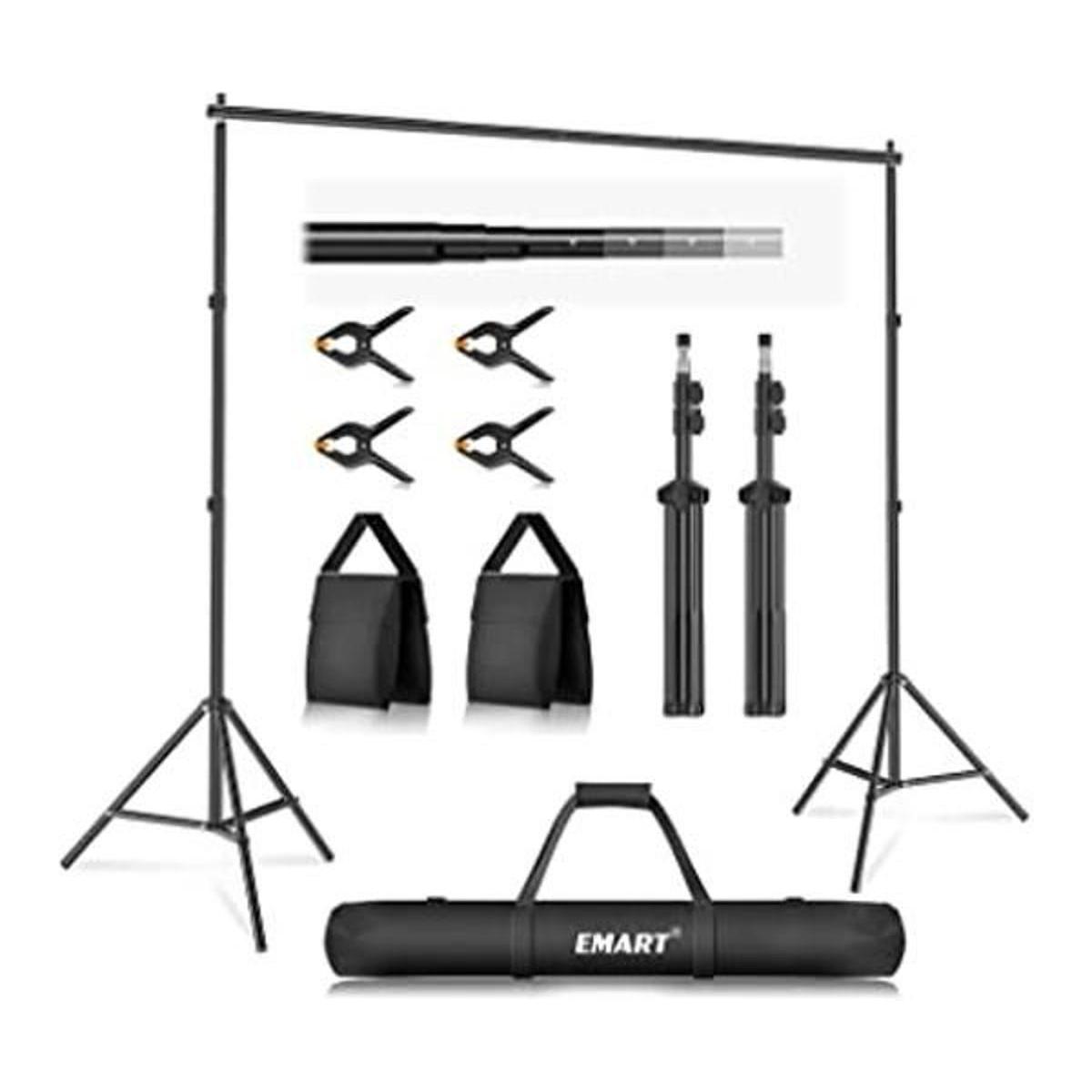 Emart Foto Video Studio sistema de soporte de telón de