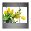 First Wall Art Arte de pared de 3 paneles de flores_1