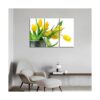 First Wall Art Arte de pared de 3 paneles de flores_5