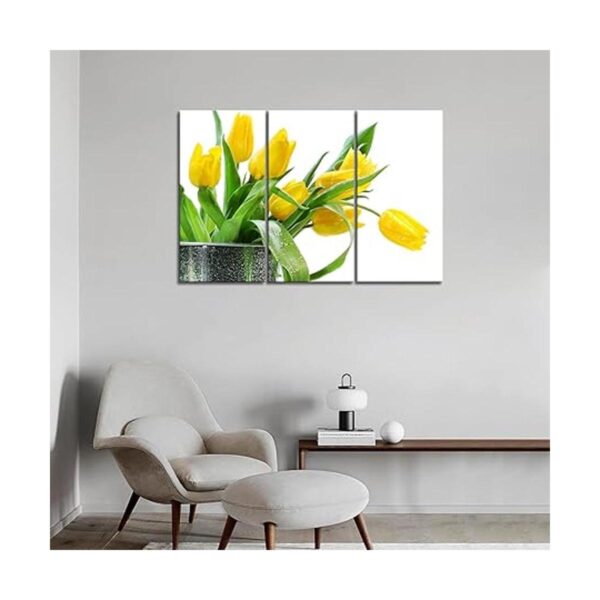 First Wall Art Arte de pared de 3 paneles de flores_5