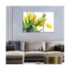 First Wall Art Arte de pared de 3 paneles de flores_2