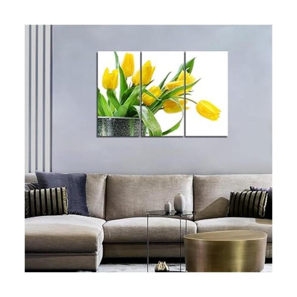 First Wall Art Arte de pared de 3 paneles de flores_2