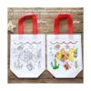Sandflower Bolsas de regalo ecológicas reutilizables para_3