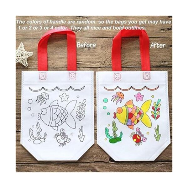 Sandflower Bolsas de regalo ecológicas reutilizables para_3