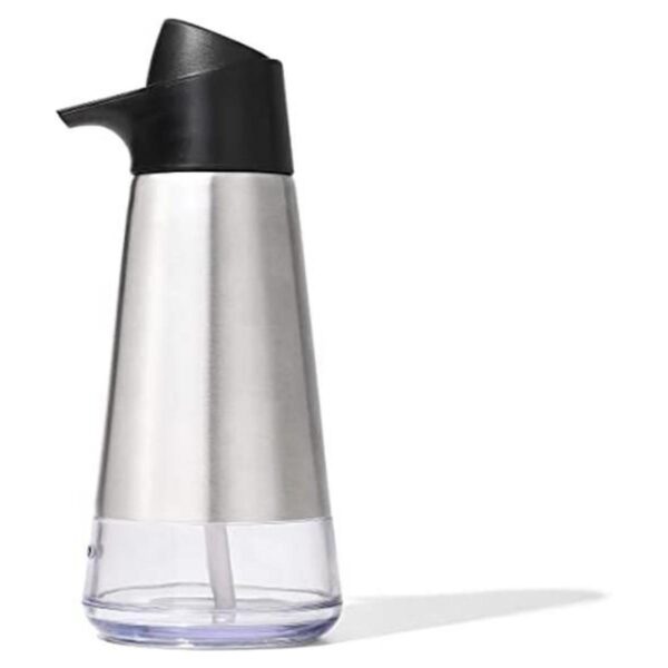Despachador OXO de acero inoxidable para jabón de fácil_1