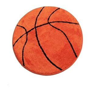 KINIFE Alfombrilla de baño con diseño de baloncesto_1