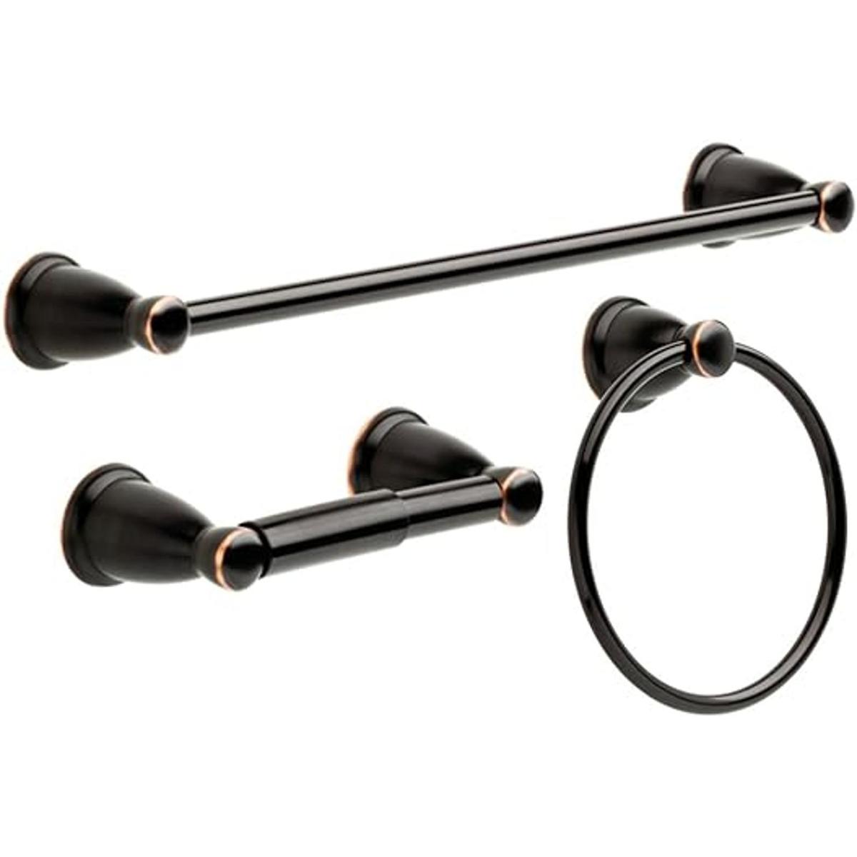 Franklin Brass KIN3PCORB Kinla Kit de accesorios de baño