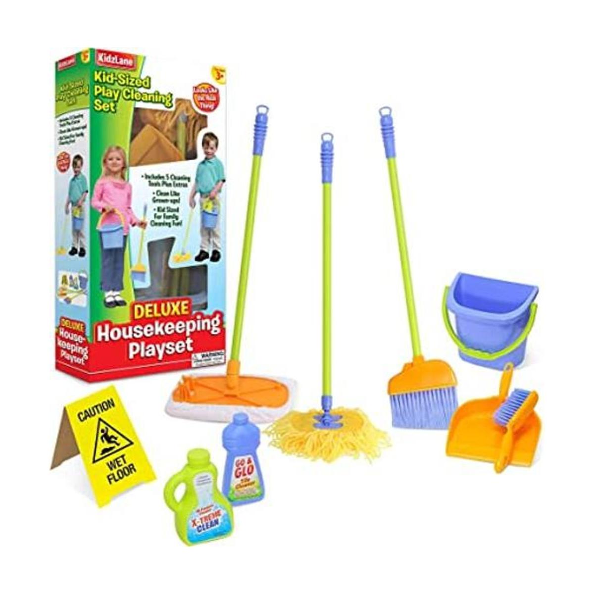 Set de limpieza Kidzlano para niños de hasta 4 años de