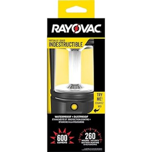 Rayovac DIY3DLNB 3D LED linterna indestructible con batería