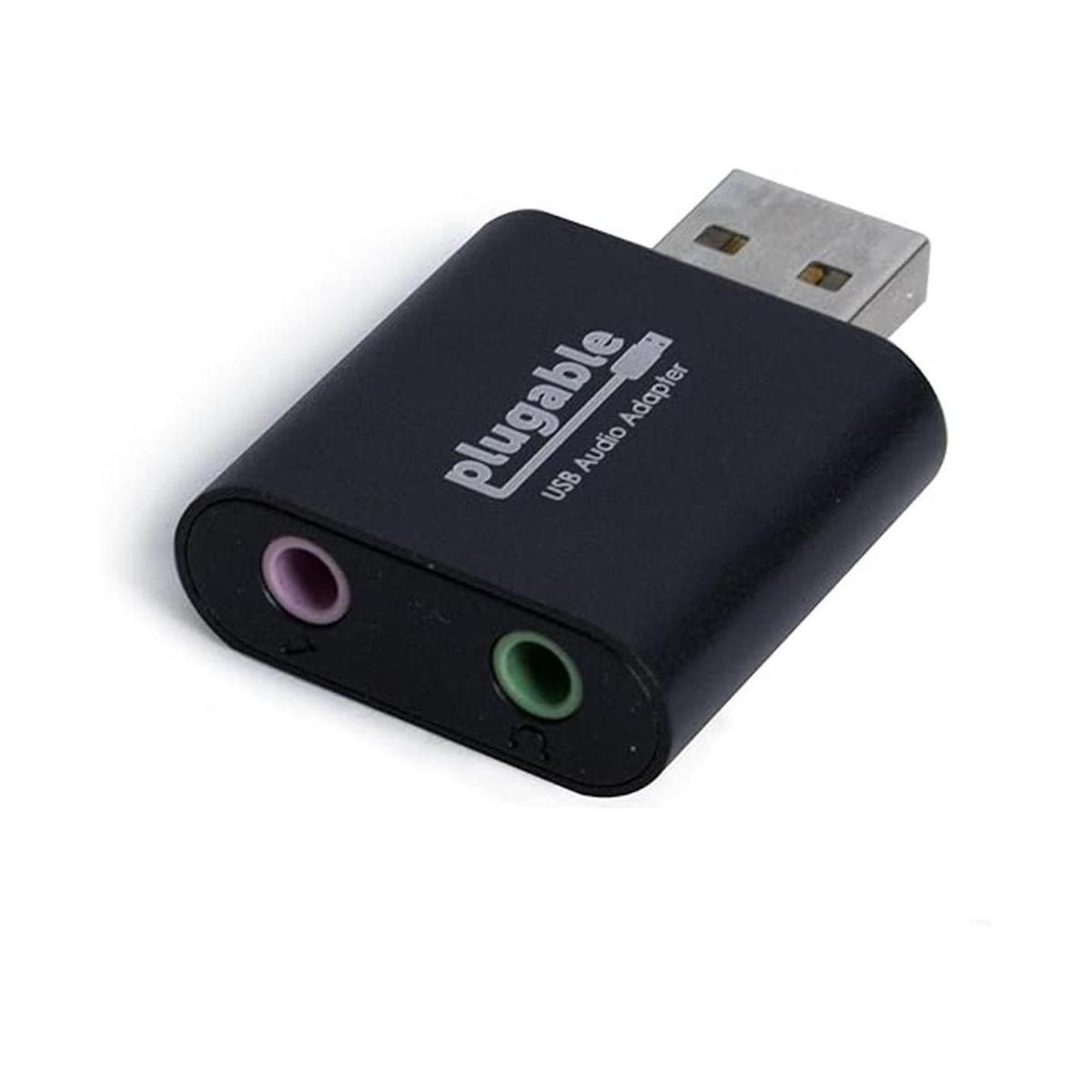 Enchufable USB adaptador de audio con 3.5 mm