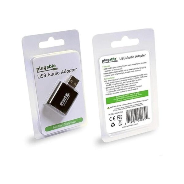 Enchufable USB adaptador de audio con 3.5 mm_6