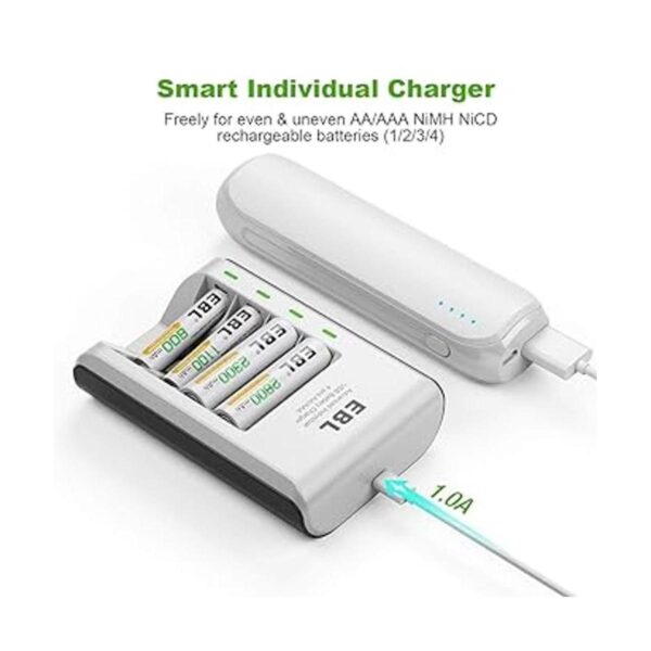 EBL Paquete de 8 pilas AAA de 1100 mAh batería_2