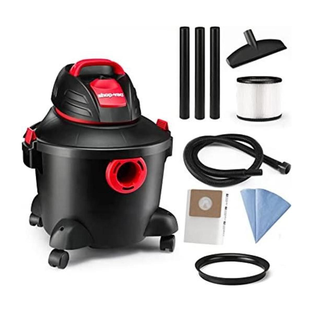 ShopVac Aspiradora en seco húmedo de 6 galones y 3.0 Peak