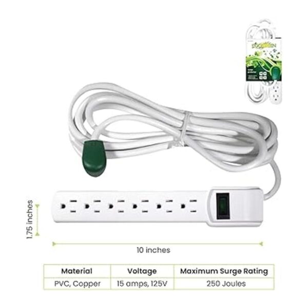Gogreen Power GG16103M12 Protector de sobretensión de 6