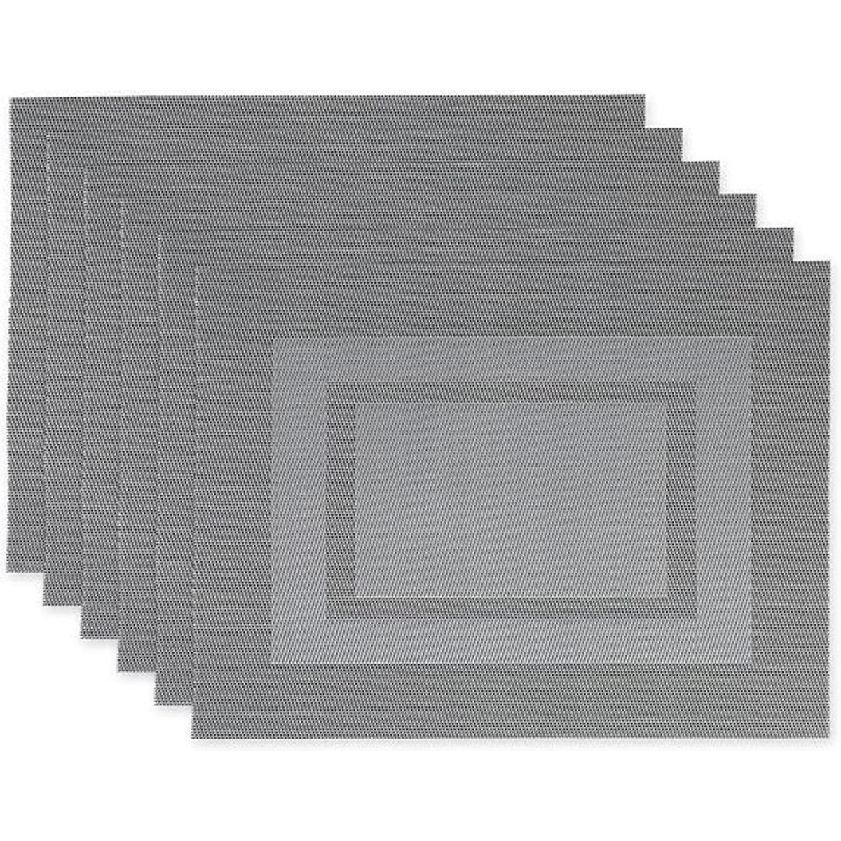 Manteles de mesa diarios de vinilo tejido para interiores