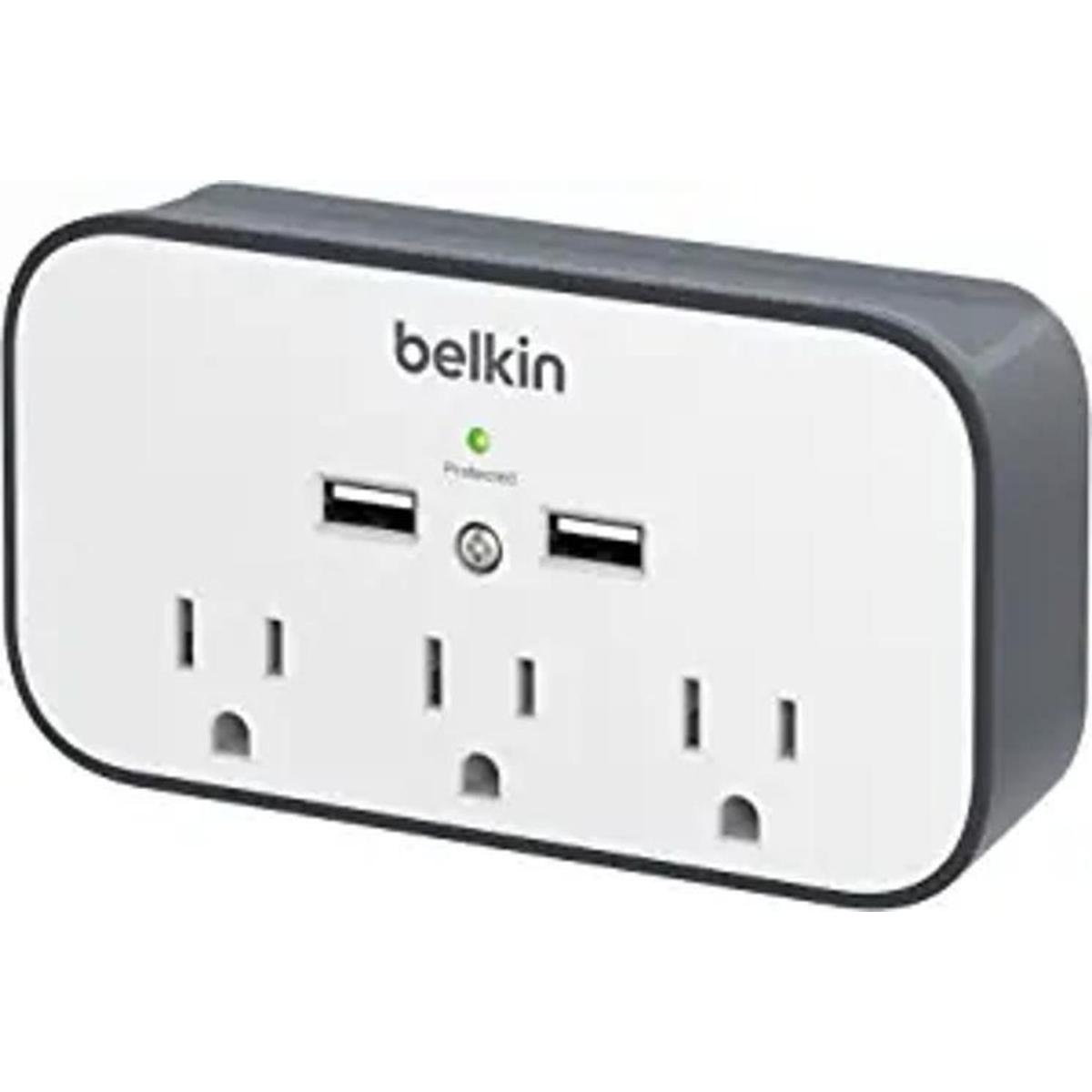 Protector de sobrecarga Belkin con Puerto USB. 24 A con
