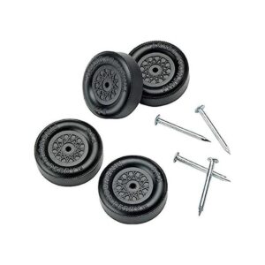 Ruedas y ejes oficiales de Pinewood Derby negro_1