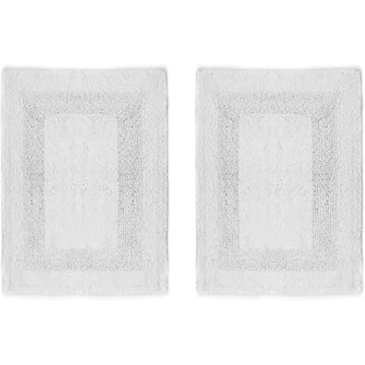 Set de alfombras de baño reversibles Cotton Craft para