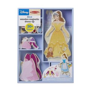 Melissa Doug Disney Belle Juego de muñecas magnéticas_1