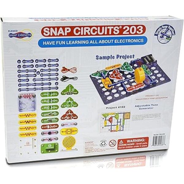 Kit de circuitos electrónicos Snap Circuits 203 de_2