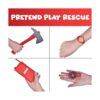 Disfraz de bombero con 10 piezas juego de roles set para_4