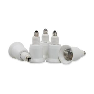 Electop Adaptador de enchufe E11 a E26 E27 mini
