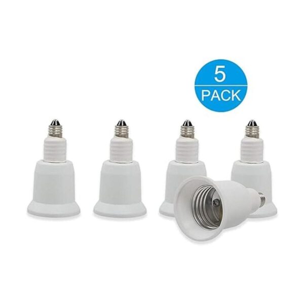 Electop Adaptador de enchufe E11 a E26 E27 mini