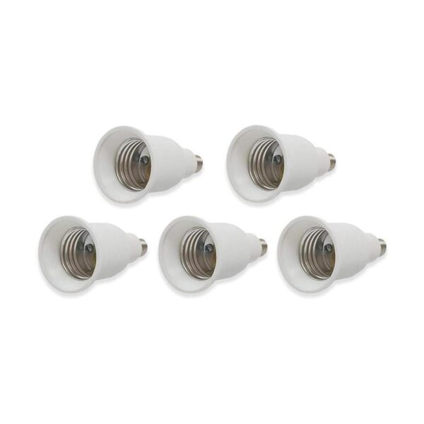 Electop Adaptador de enchufe E11 a E26 E27 mini