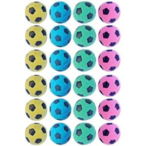PETFAVORITES Pelota de fútbol de esponja de espuma para_1