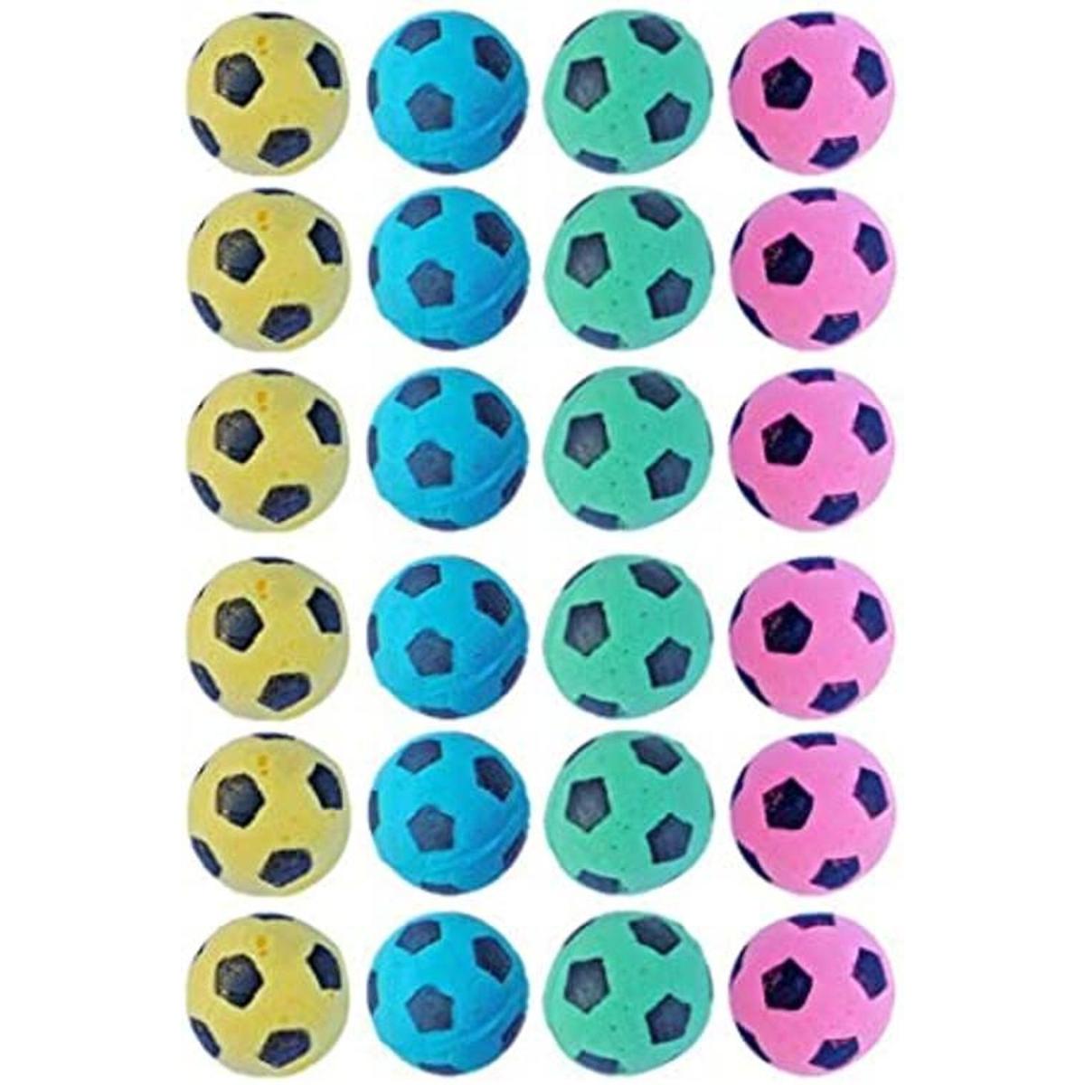 PETFAVORITES Pelota de fútbol de esponja de espuma para