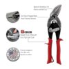 Midwest Tool Cutlery Aviation Snip Tijeras de corte de_2