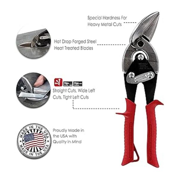 Midwest Tool Cutlery Aviation Snip Tijeras de corte de_2