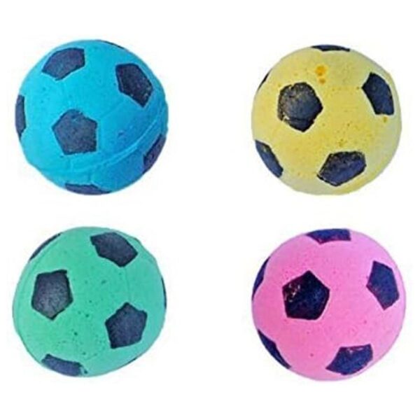 PETFAVORITES Pelota de fútbol de esponja de espuma para_2