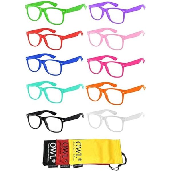 Lentes de sol de estilo retro vintage transparentes con_2