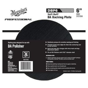 Placa de apoyo Meguiars giratorio suave DBP6 6
