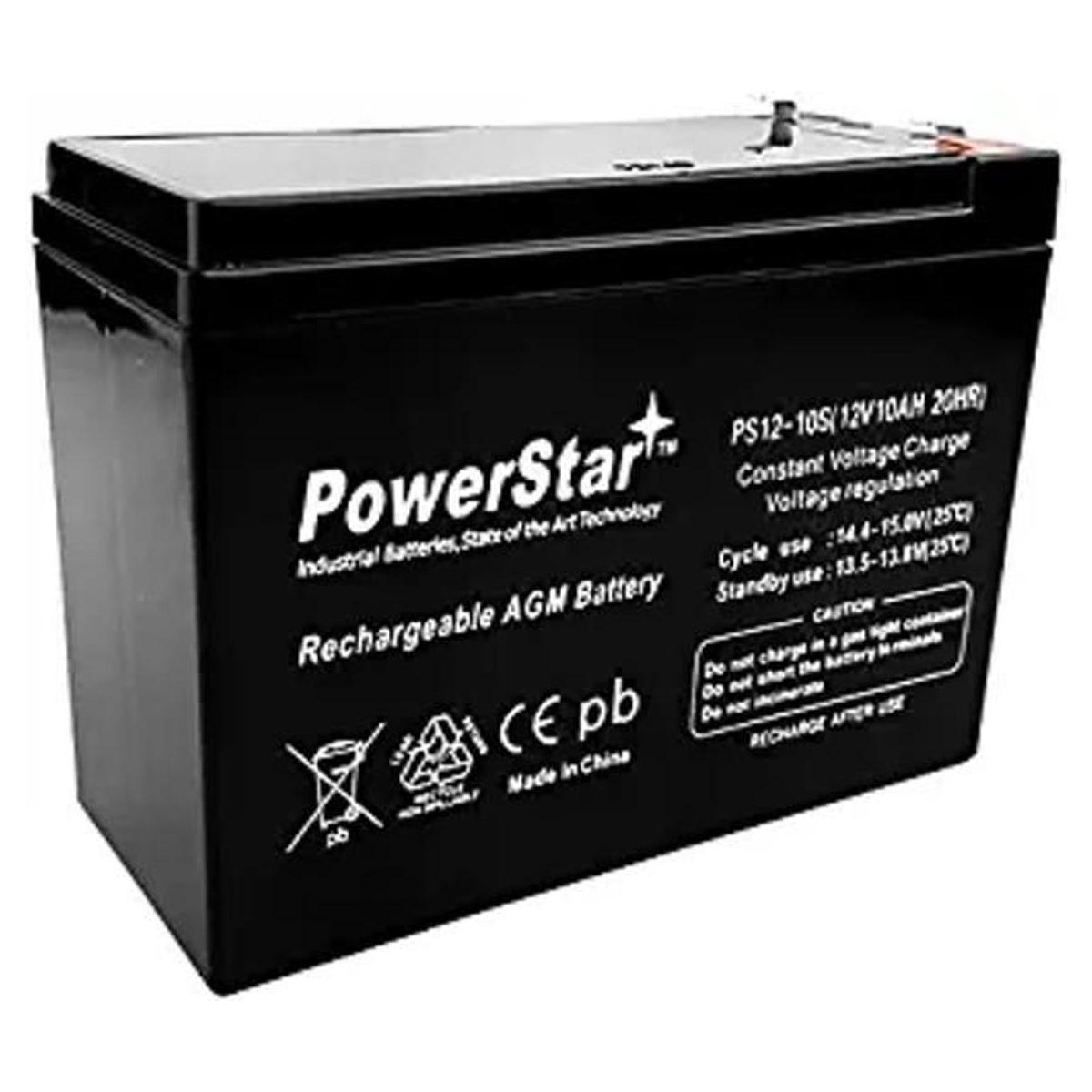 Batería 12 V 10 Ah Sealed Lead Acid recargables SLA F2