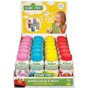 Little Kids Sesame Street Juguete de fiesta de burbujas