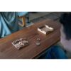 BSIRI Tic Tac Toe Mesa de juego de mesa de madera para_6