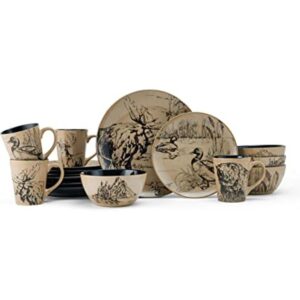Mossy Oak Juego de vajilla BreakUp Infinity de 16 piezas_1