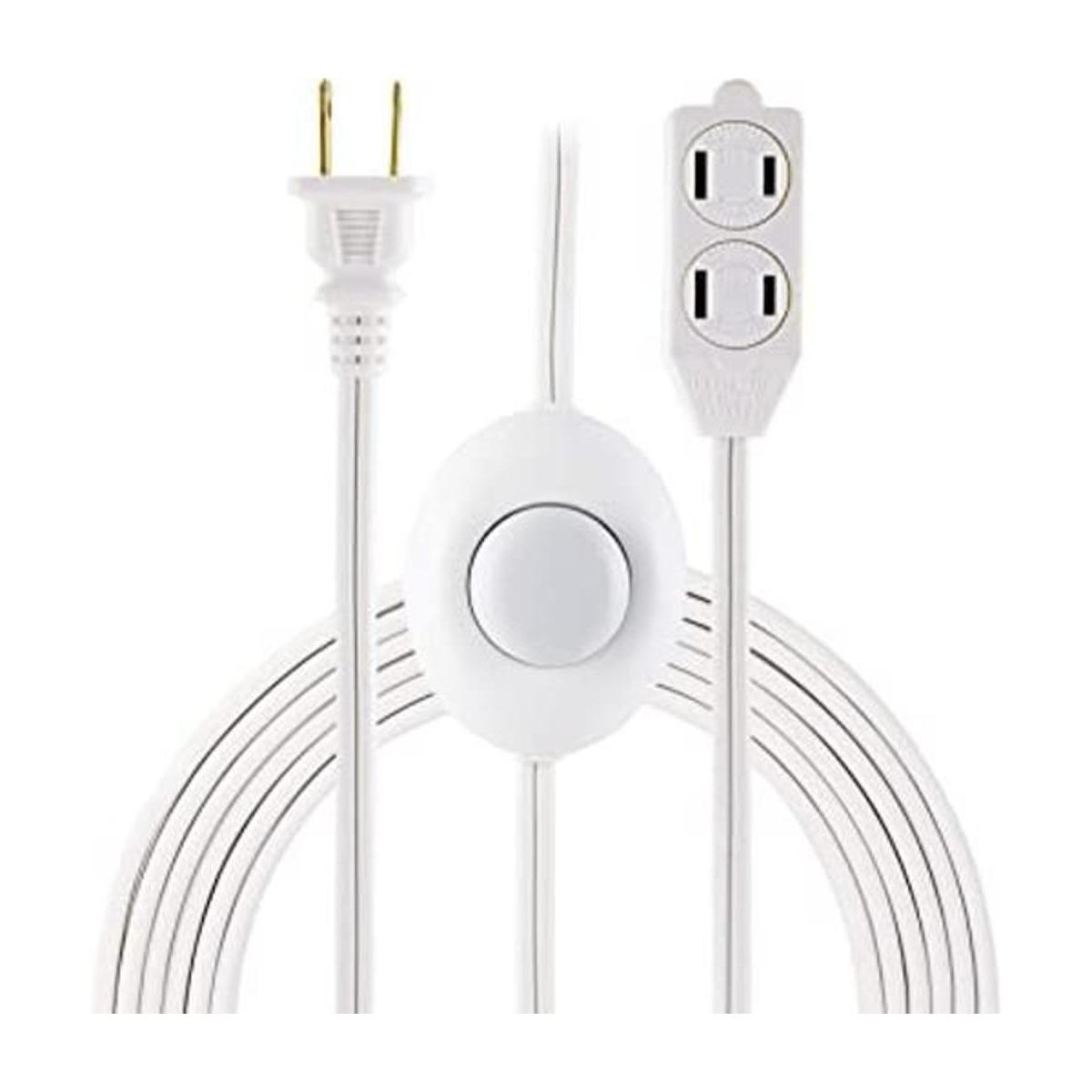 GE 42803 Cable de extensión de 3 salidas con interruptor