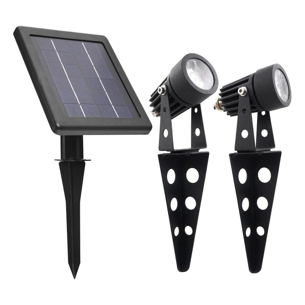 Focos LED blancos de luz cálida Mini 50 x con aluminio