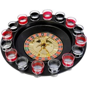 Evelots juego de beber Ruleta de vidrio w2 Bolas y 16