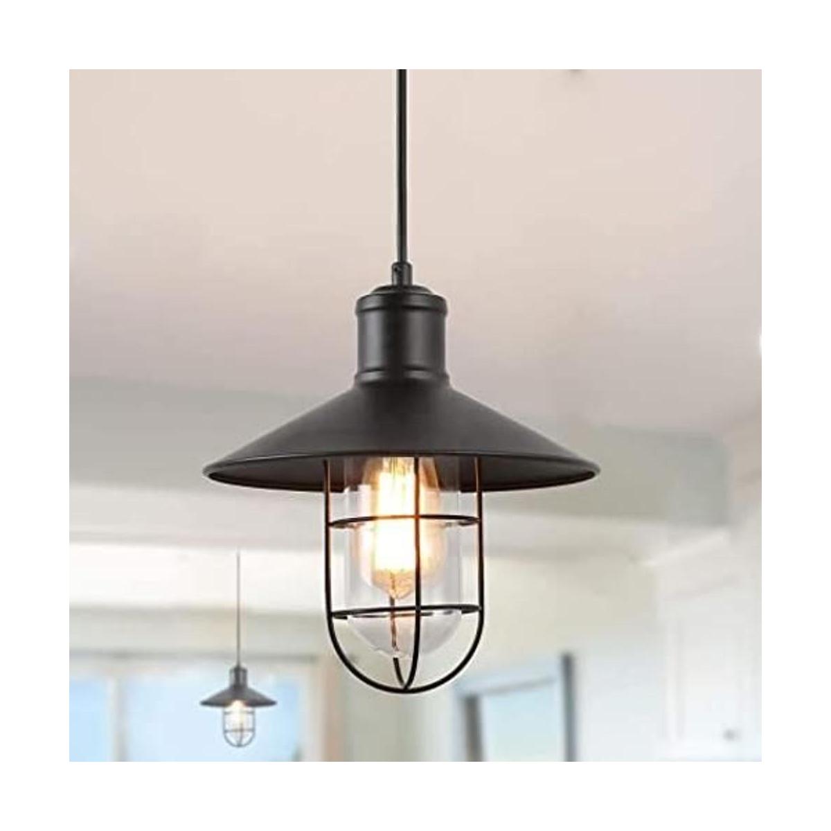 LNC Lámpara de techo colgante industrial para cocina