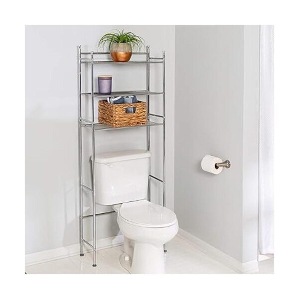HoneyCanDo BTH05079 Estante de baño de metal de 3_2