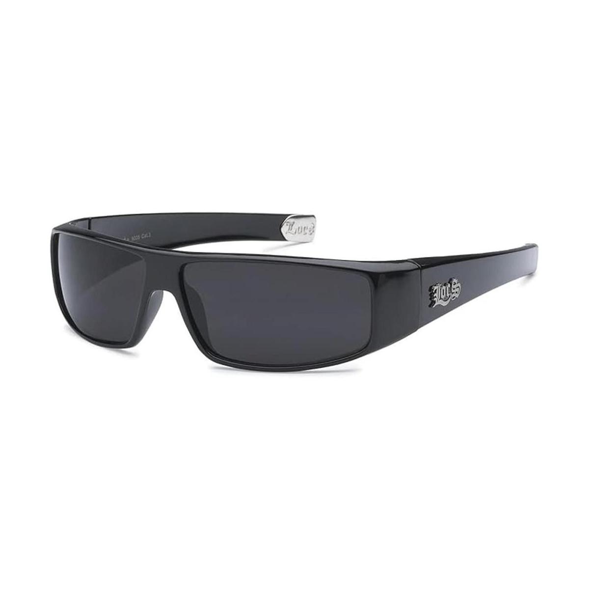 Gafas de sol planas OG Gangsta Hardcore Locs negro mate
