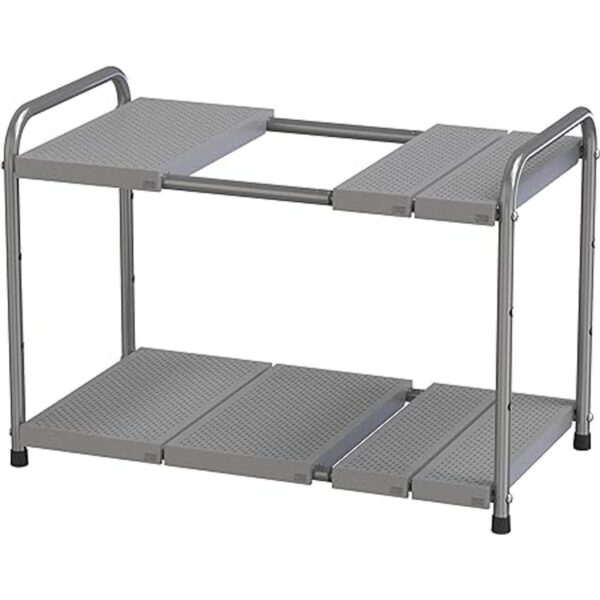 DecoBros organizador de estante expansible de 2 niveles_2