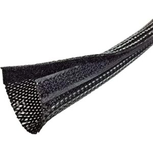 Funda trenzada para cable de entrada lateral con cierre_1