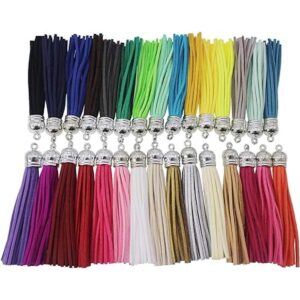 Pamir Tong 30 unidadeslote de cuero con borlas correas_1