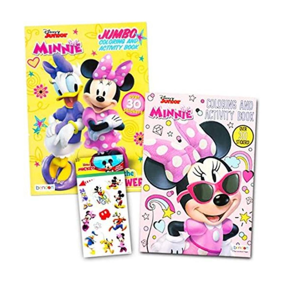 Disney Juego de libros para colorear de Minnie Mouse con