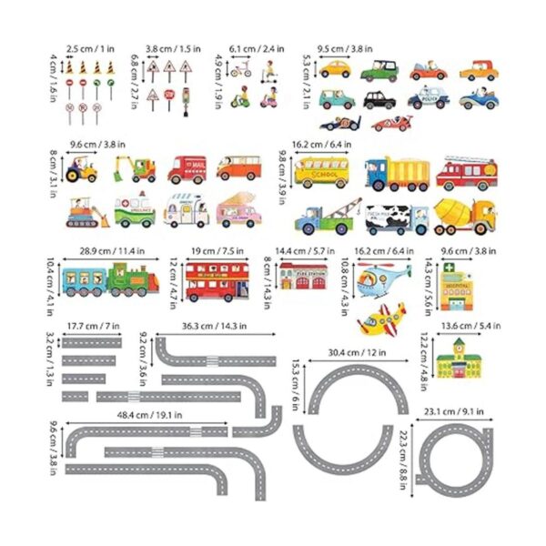 DECOWALL BS1404P1405 Calcomanías de pared para niños_6